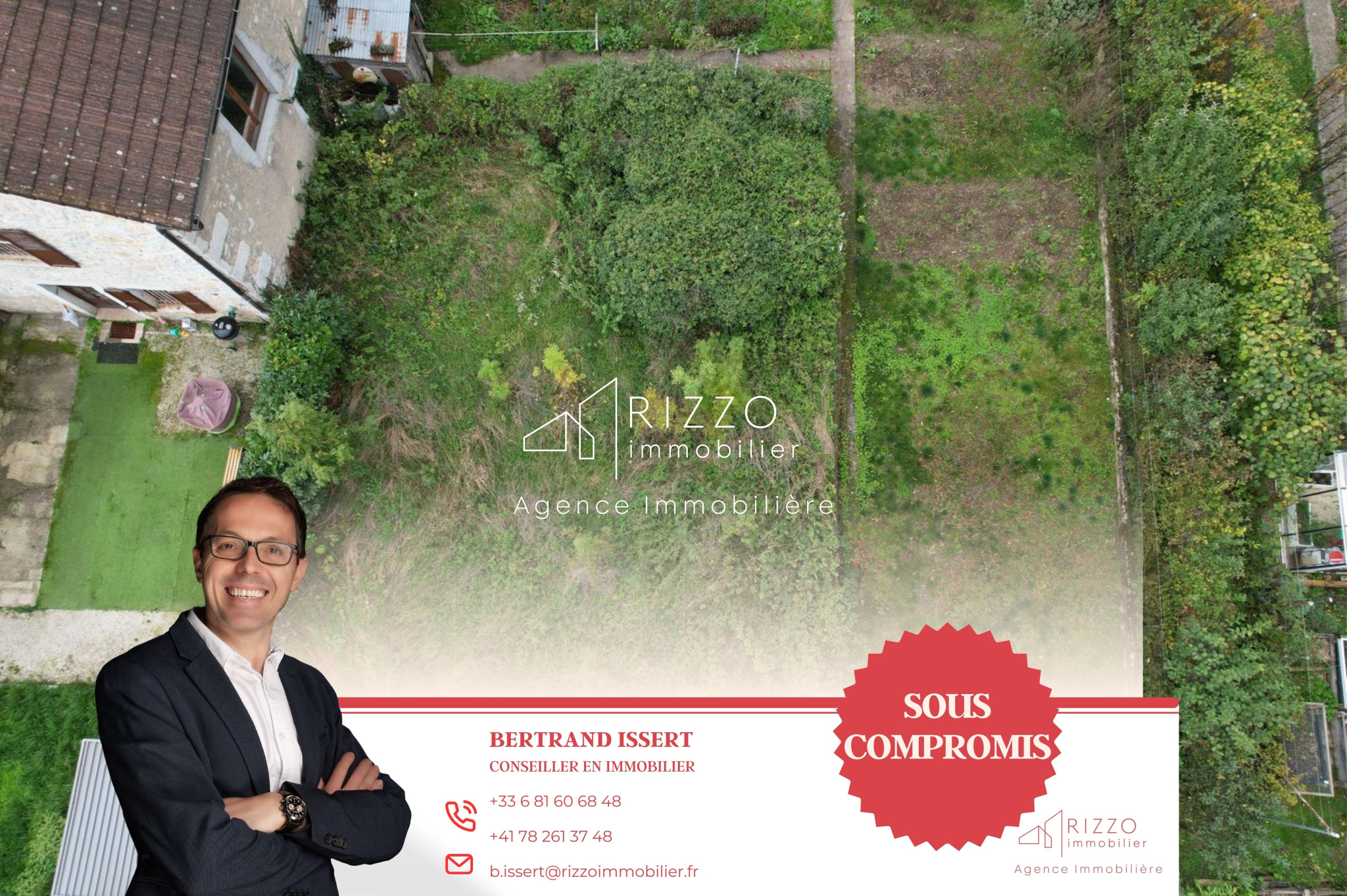 Nouveau: Terrain Constructible au Cœur de Sergy (01)