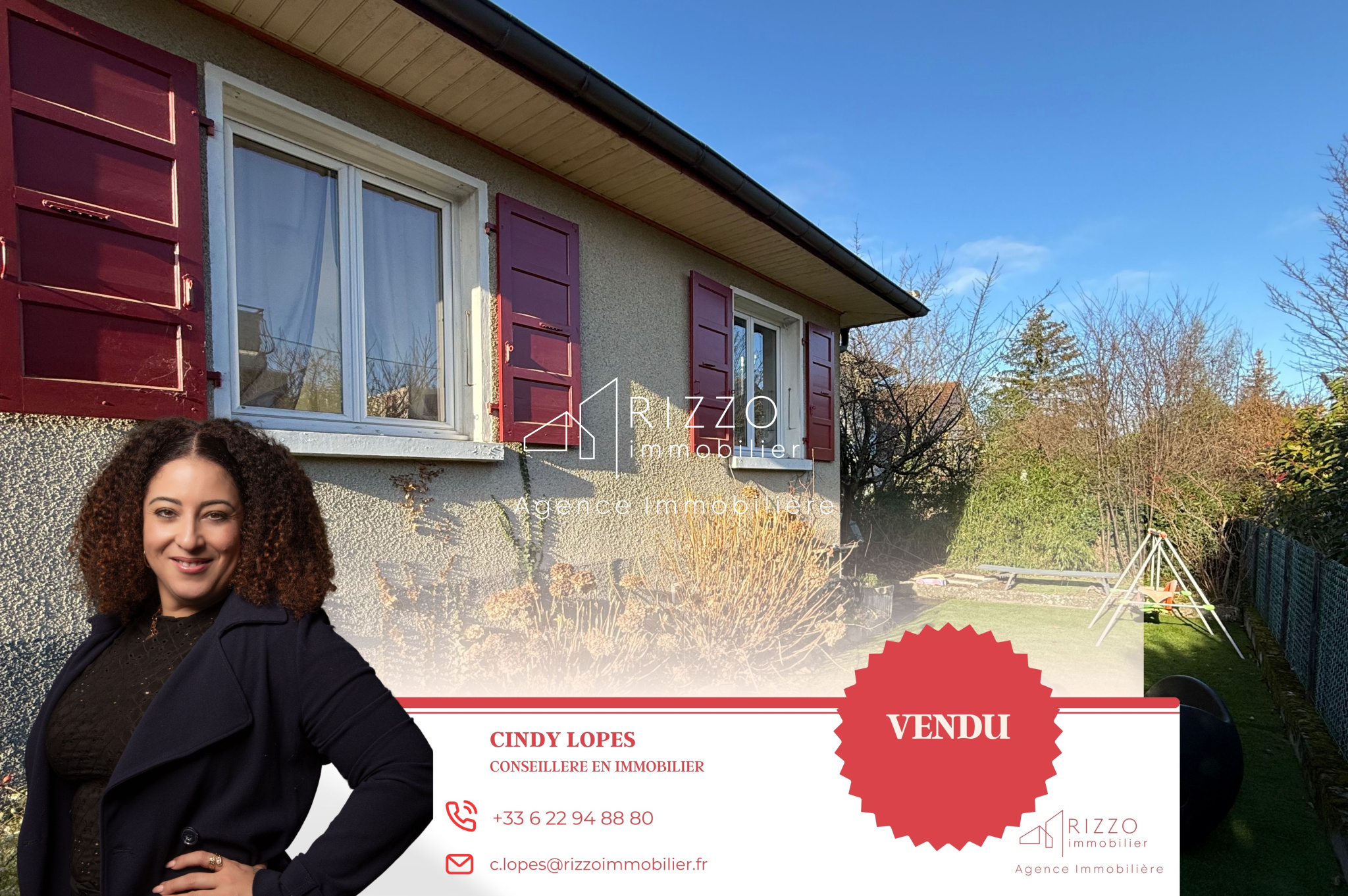 Petite maison mitoyenne idéalement située