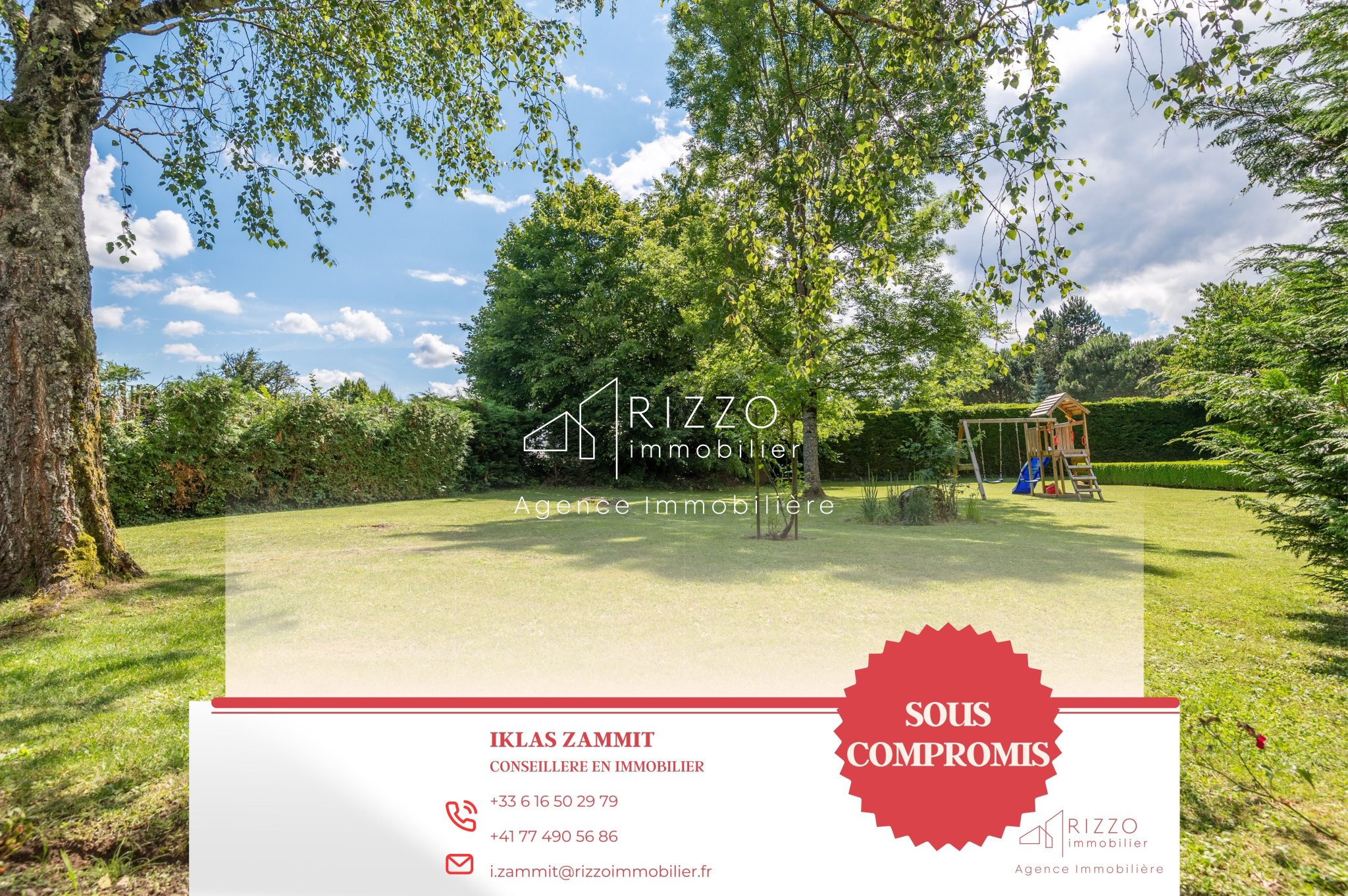 Divonne, terrain plat de 588m2