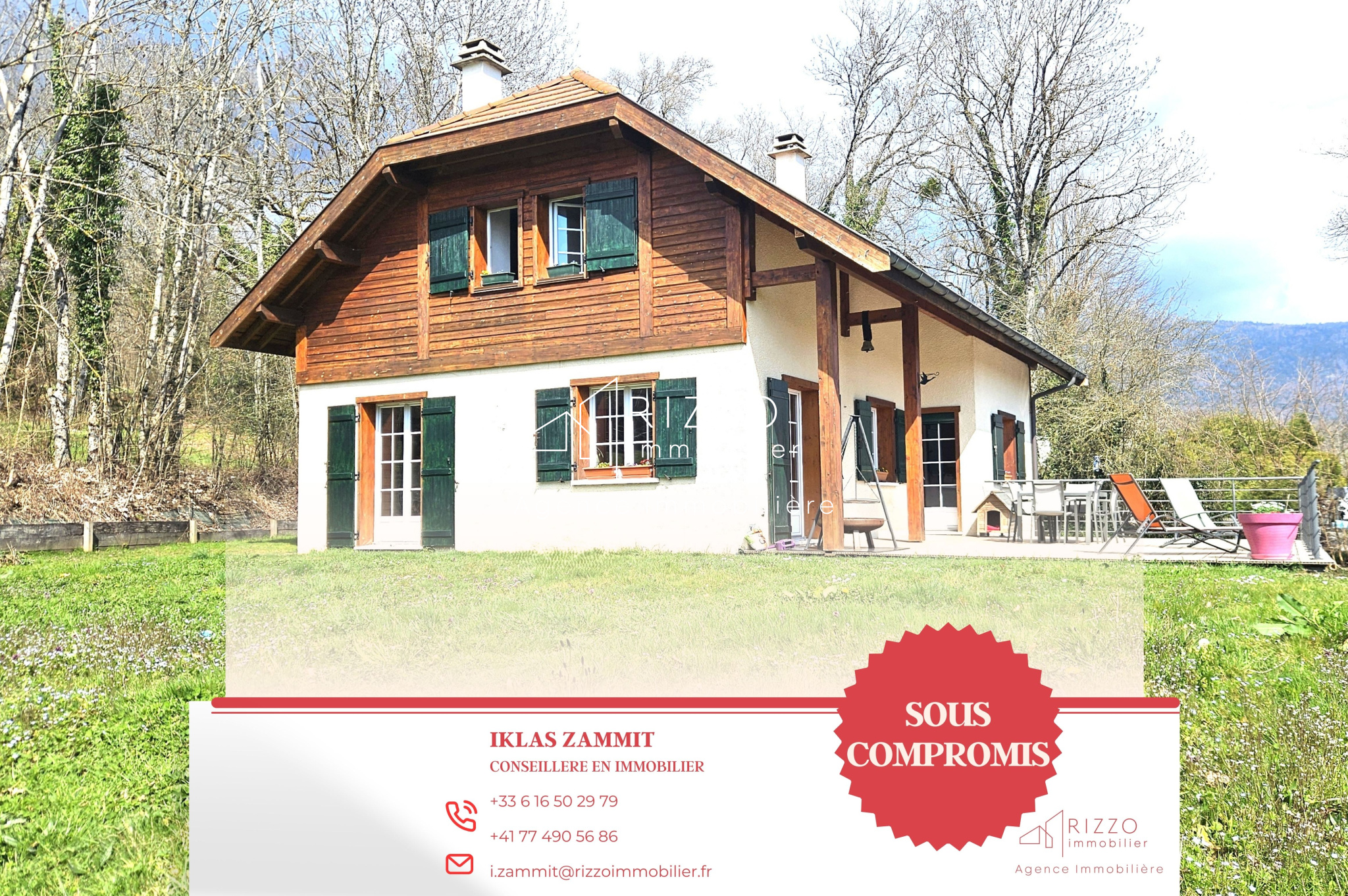 Gex Ouest, Maison dominante avec vue dégagée et cadre champêtre