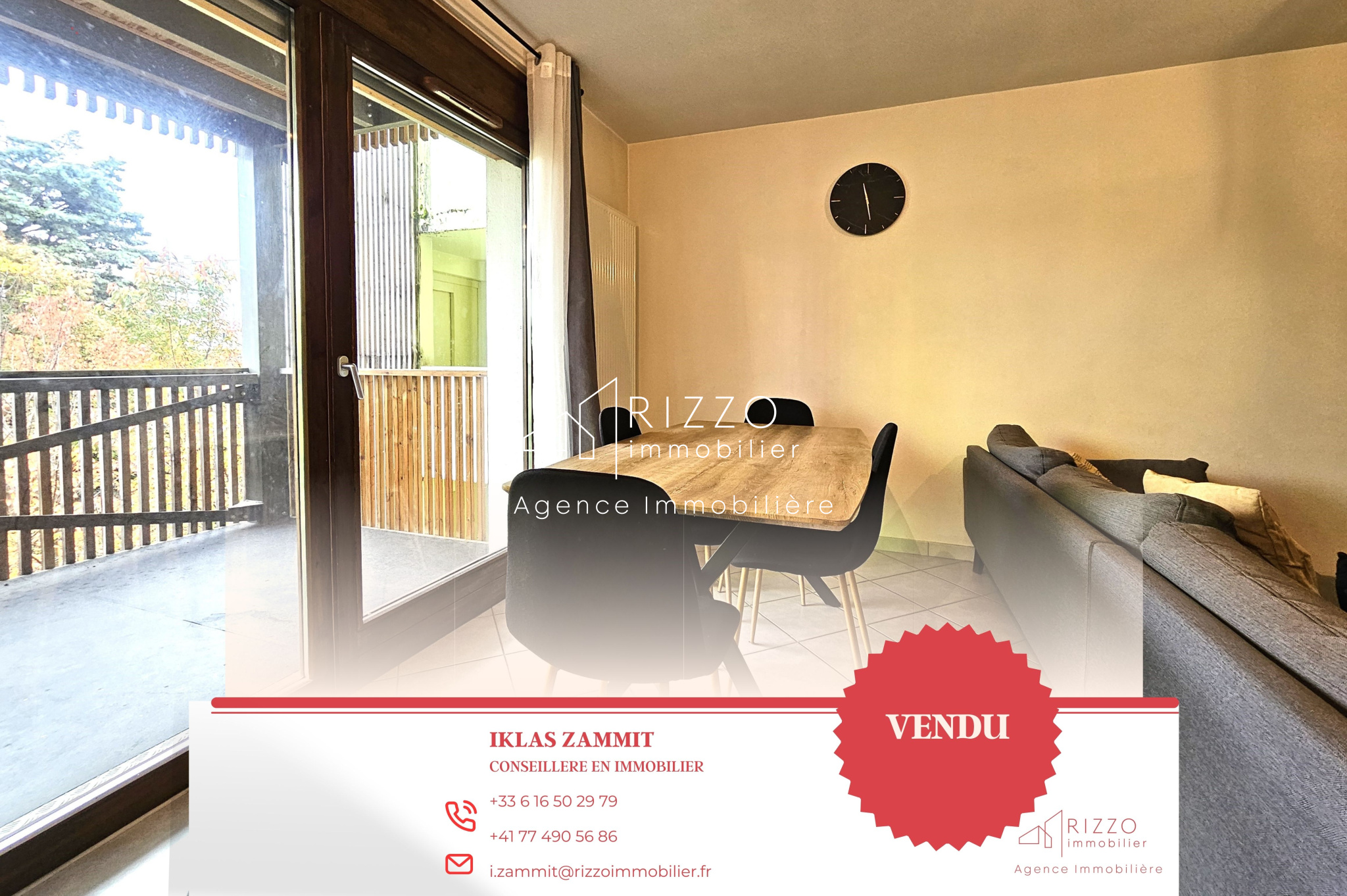 T2 lumineux avec terrasse et garage à Annemasse