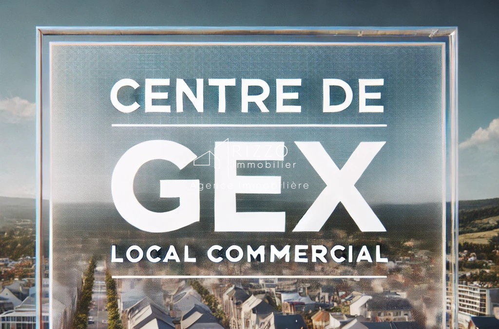 Local Commercial environ 110 m2 au Cœur de Gex