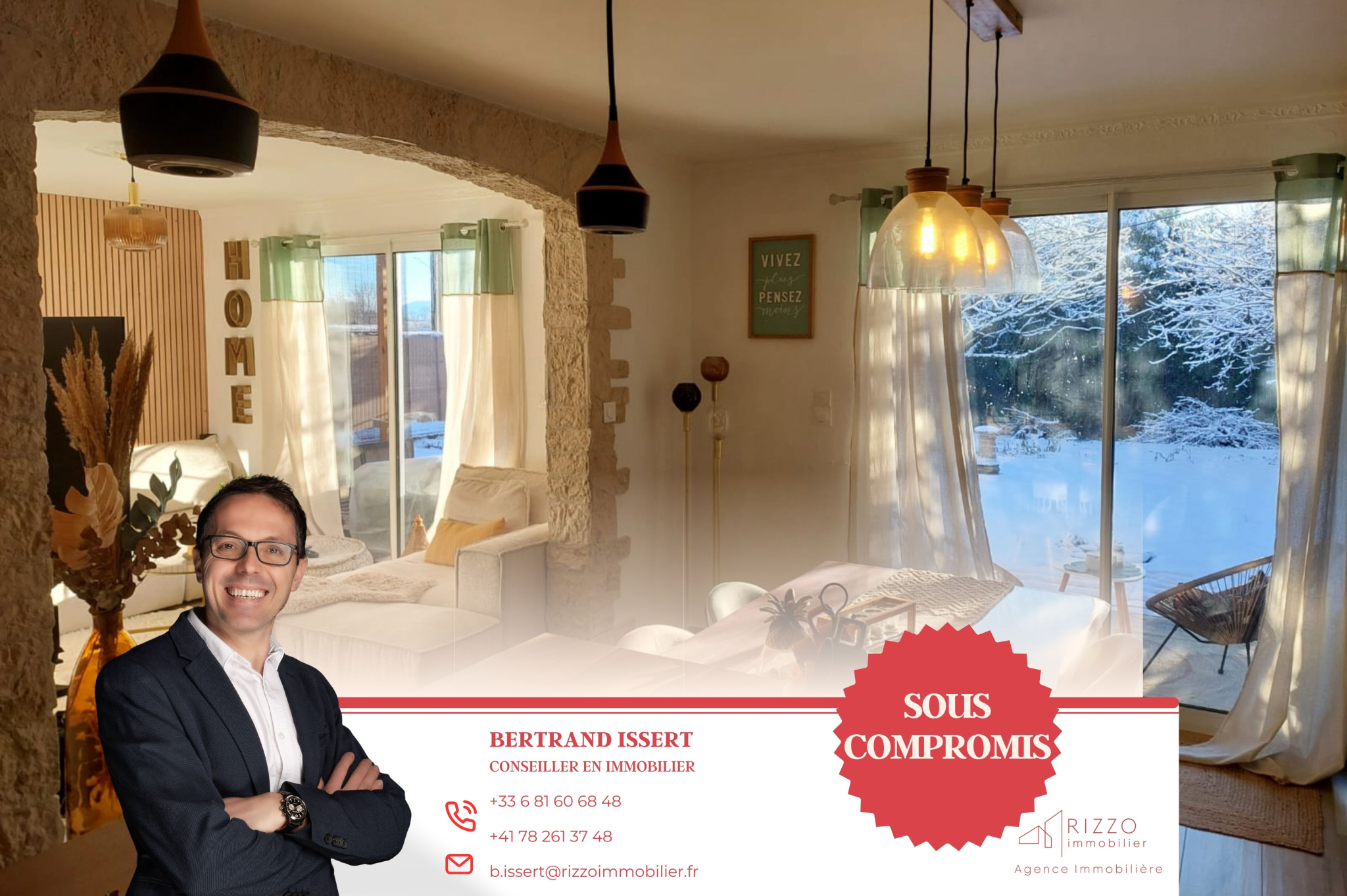 NOUVEAUTÉ   EXCLUSIVITÉ   T3 rez-de-jardin rénové avec terrasse, jardin et 2 places de parking