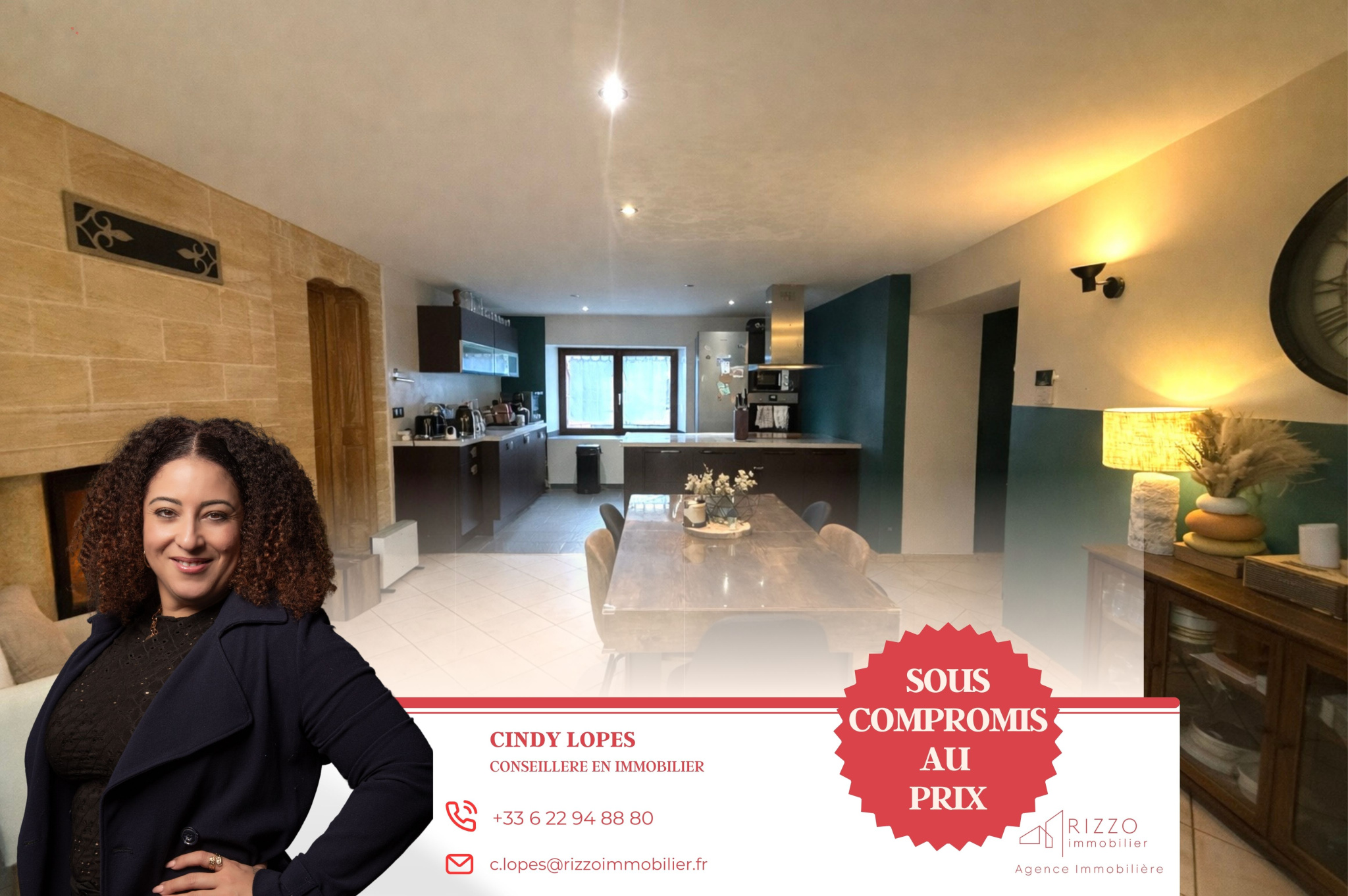 bel appartement F4 avec cour clôturée