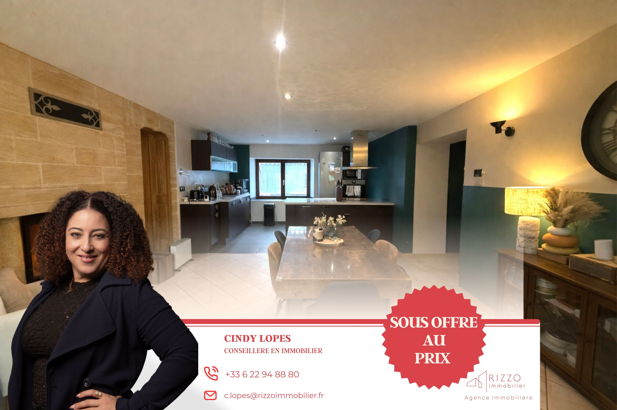 bel appartement F4 avec cour clôturée