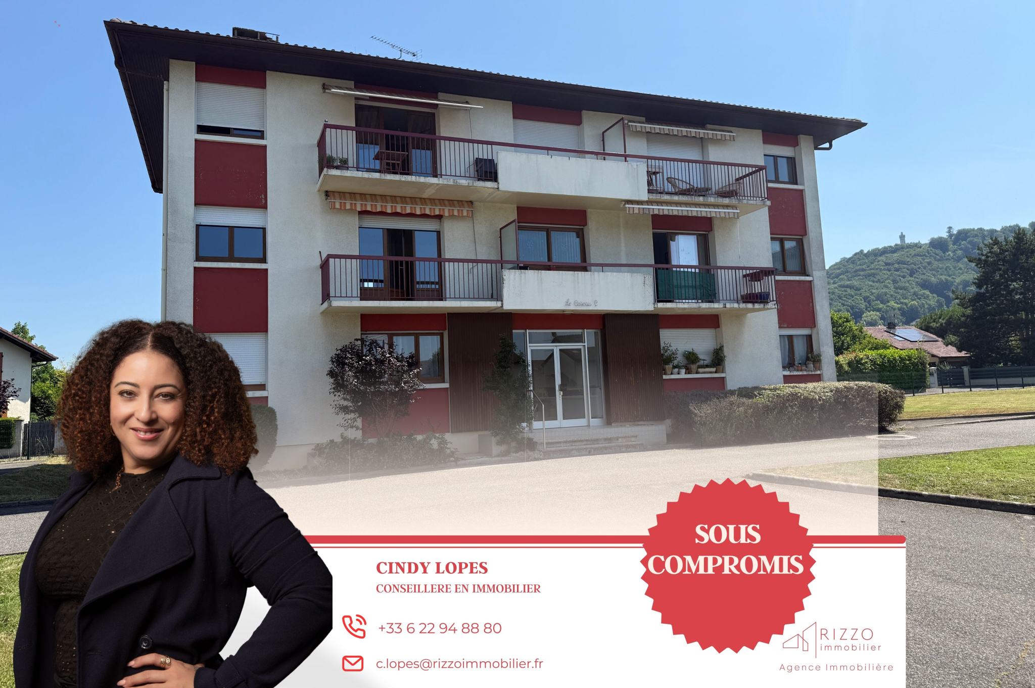appartement F3 traversant avec garage et cave à Douvaine