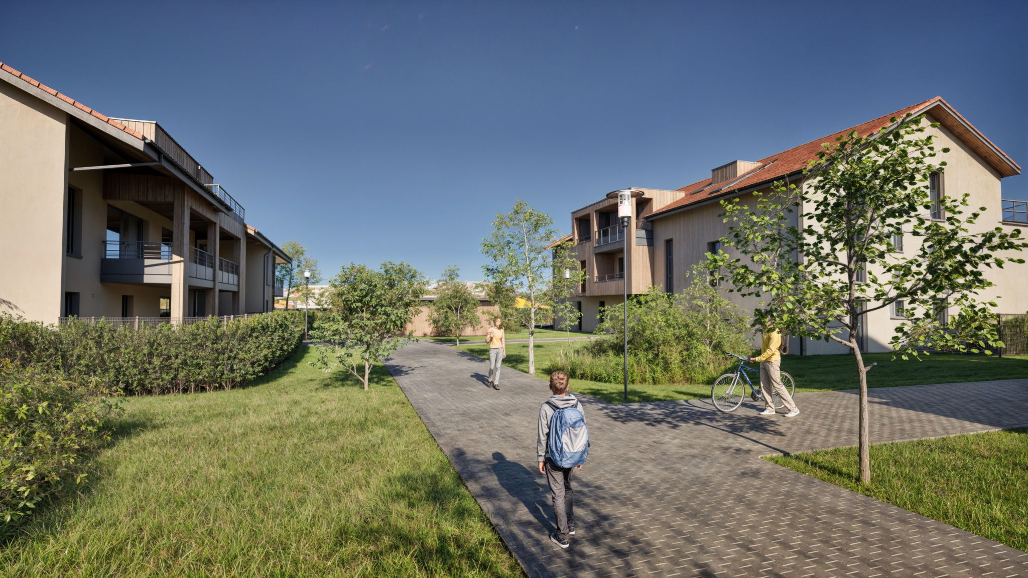 Appartement 4 chambres de haut standing en rez-de-jardin