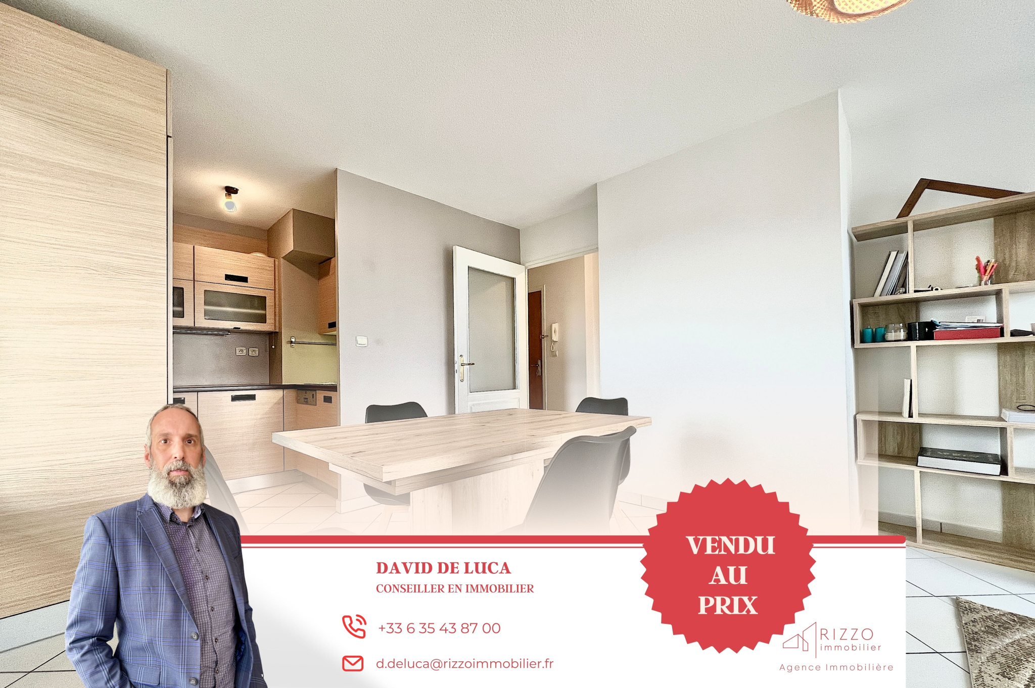 Joli T2 de 43m2 avec splendide vue dégagée à Vétraz-Monthoux
