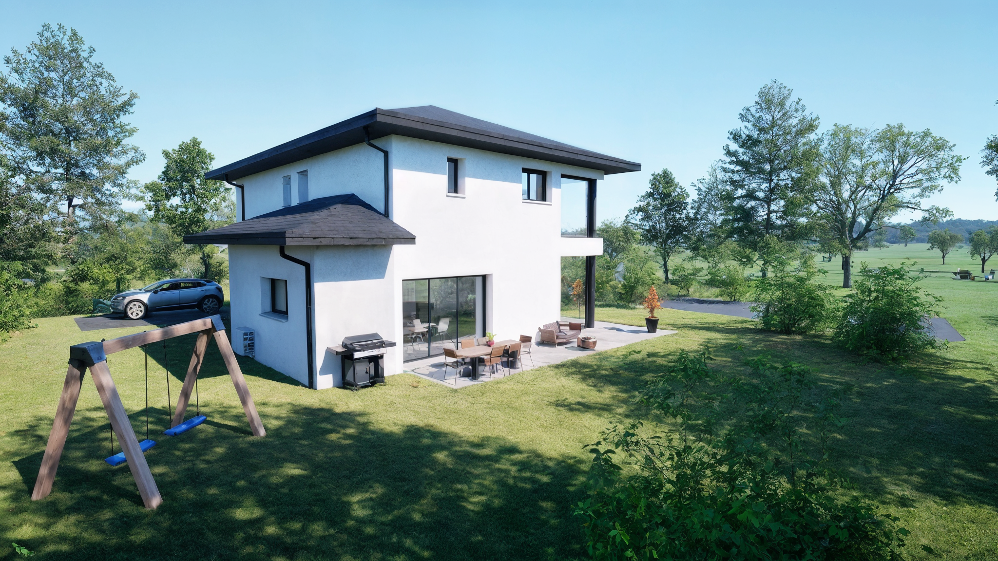 MAISON DE 141 M2 SUR 772 M2 de terrain