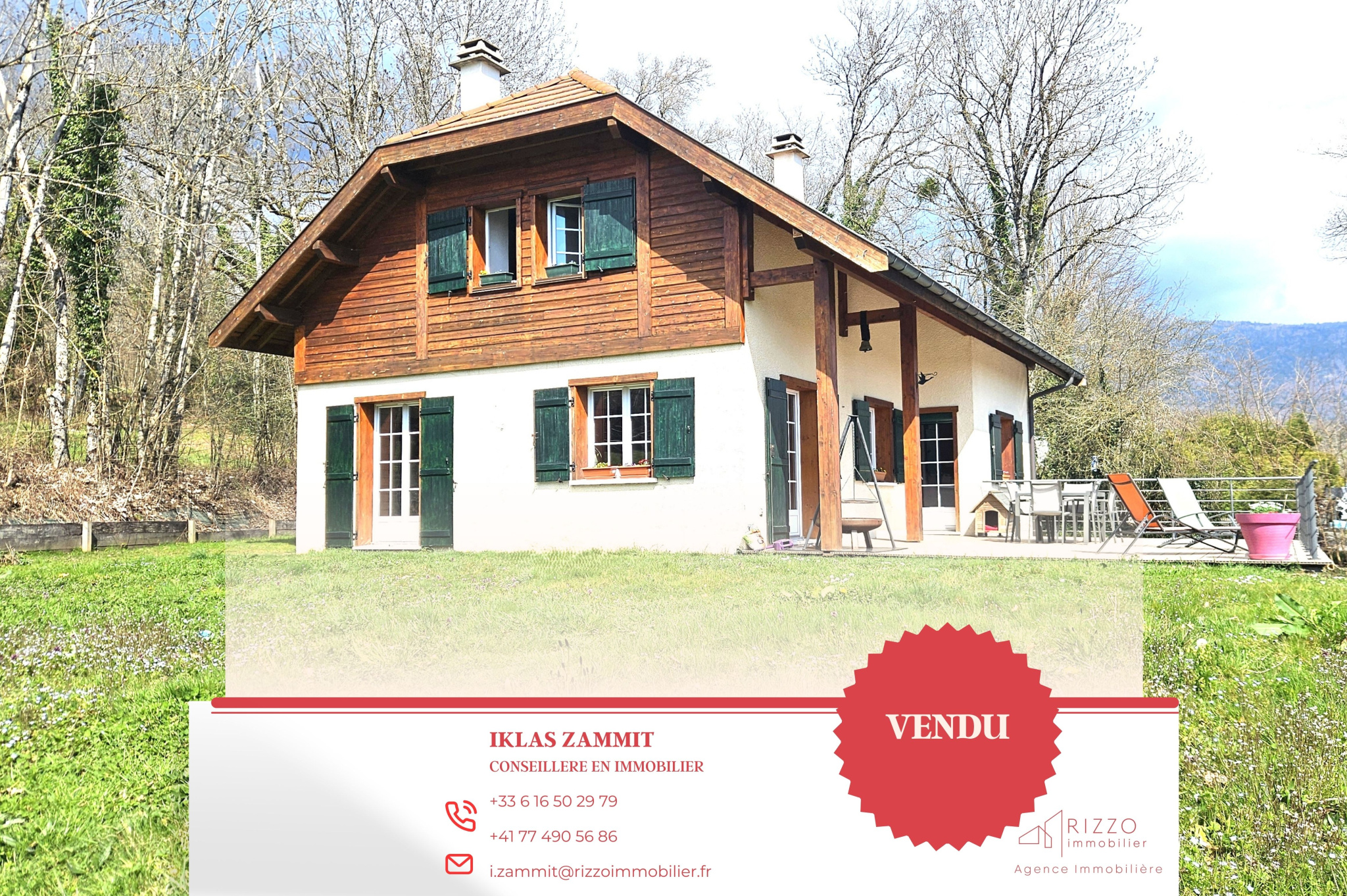 Gex Ouest, Maison dominante avec vue dégagée et cadre champêtre