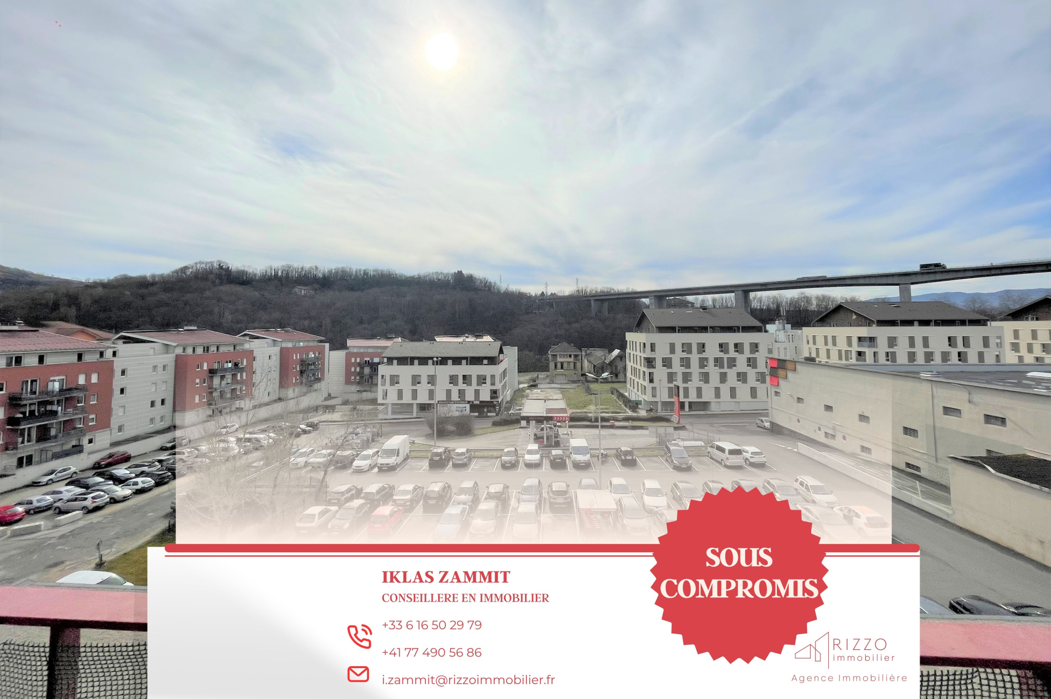 Lumineux T4 de 73m2 au centre de Bellegarde