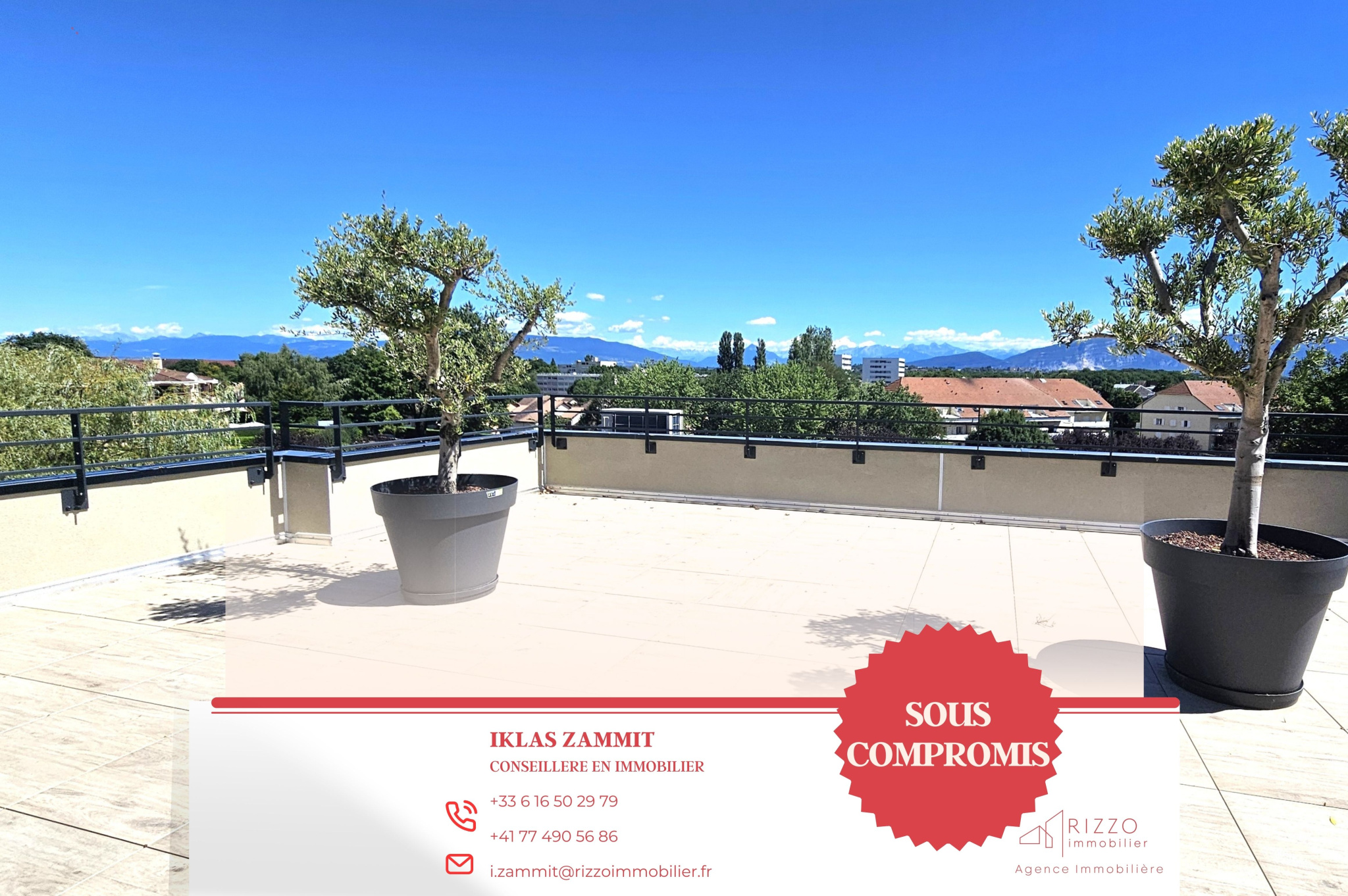 T4 de 107 m2 avec jardin, terrasse, et rooftop à Ferney-Voltaire