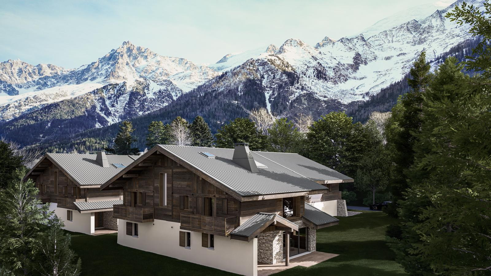 Chalet de haut standing au pied du Mont-Blanc